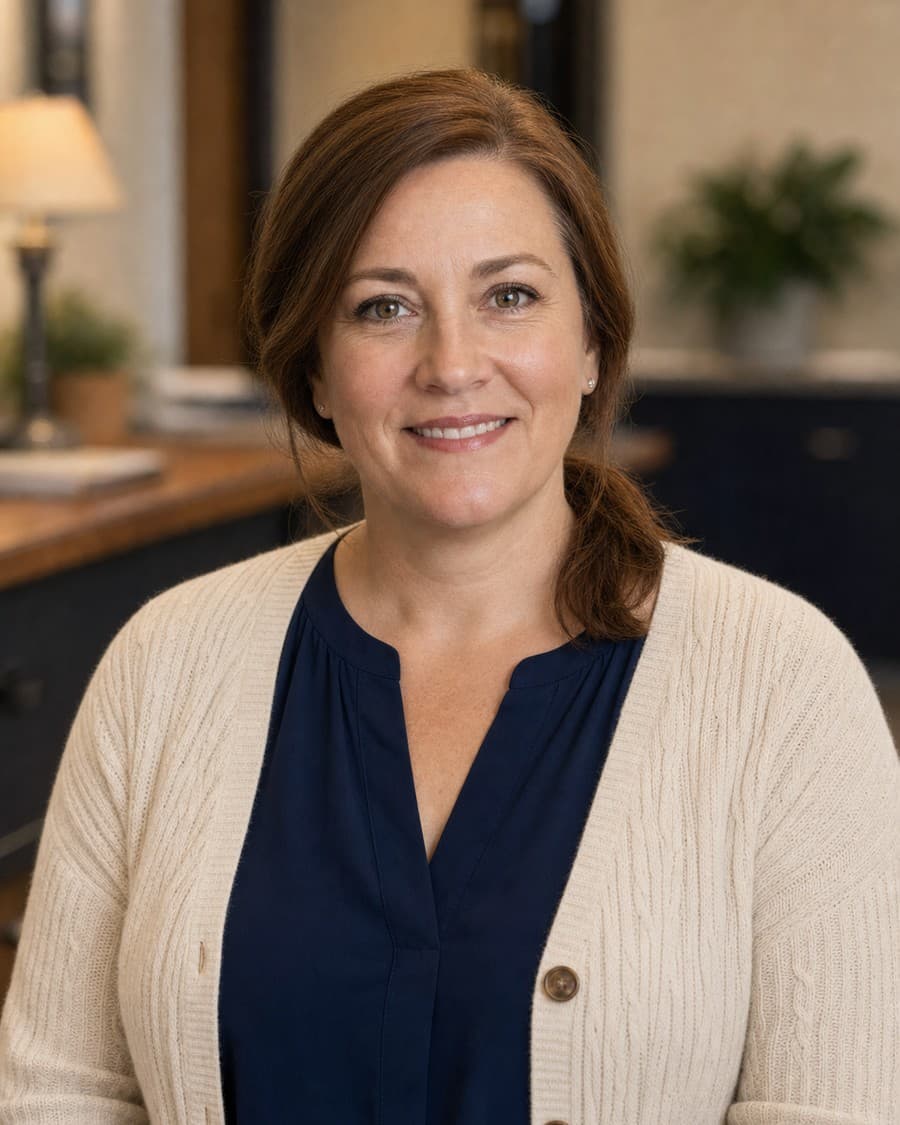 Portrait of Mrs. Grace Morgan, School Office Coordinator at St Paul High School