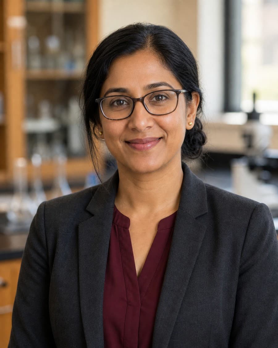 Portrait of Dr. Hannah Mitchell, Science Teacher at St Paul High School