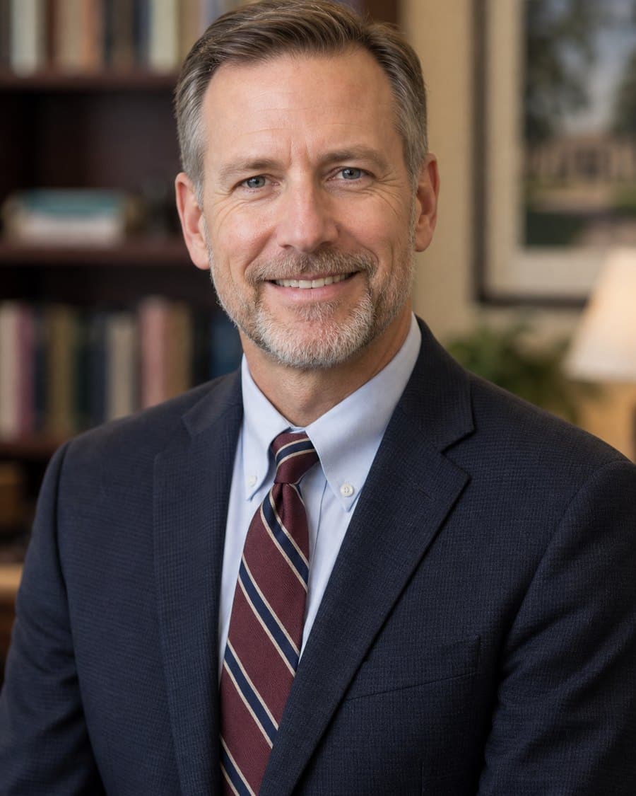 Portrait of Dr. Michael Reynolds, Head of School at St Paul High School
