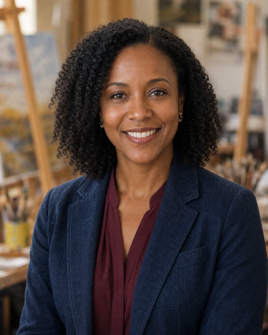 Portrait of Mrs. Rachel Whitman, Director of Arts at St Paul High School